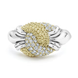 Lagos - Caviar Lux Small Caviar Diamond Knot Ring
