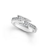 Lagos - Caviar Spark Lightning Bolt Diamond Ring