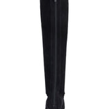 L'AGENCE - Emilie Suede Kitten-Heel Boot