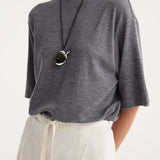 ROHE - Silver perfume bottle necklace | silver