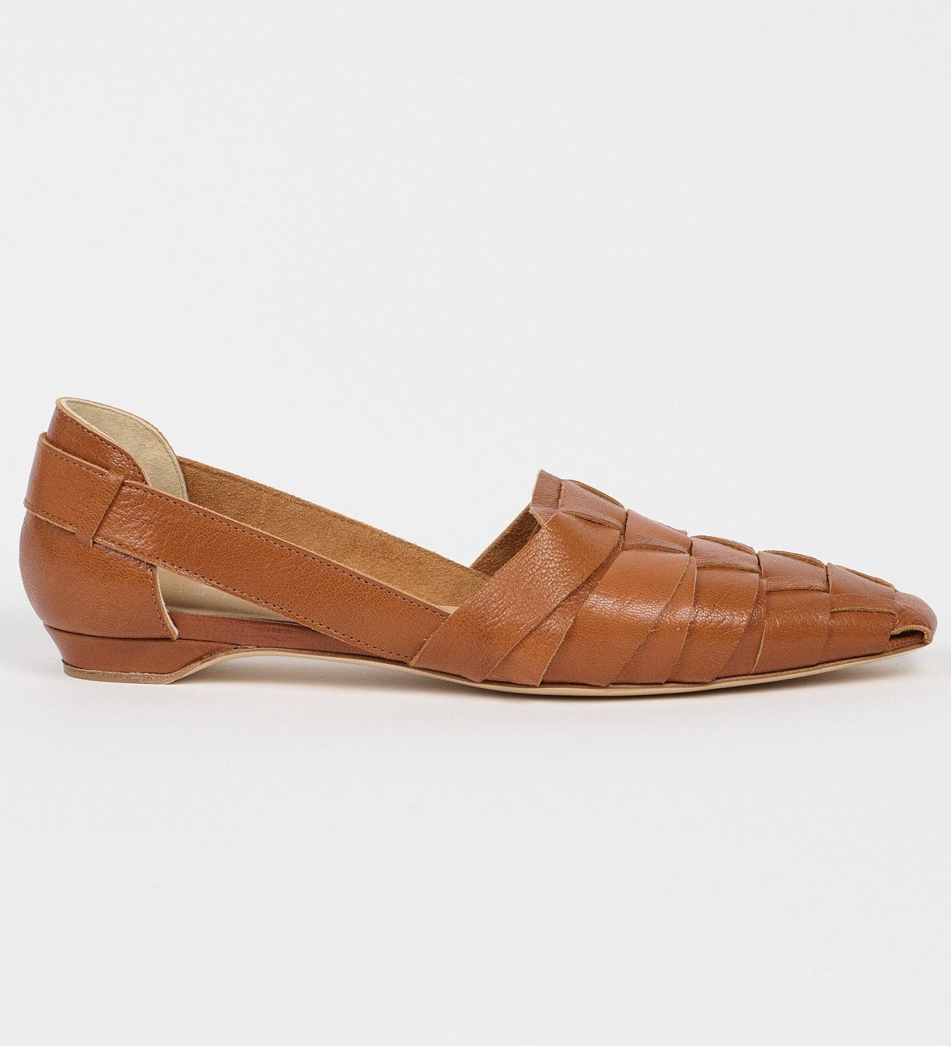 Jamie Haller - The Weave Slip On in Cognac