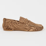 Jamie Haller - The Penny Loafer in Tan Zebra
