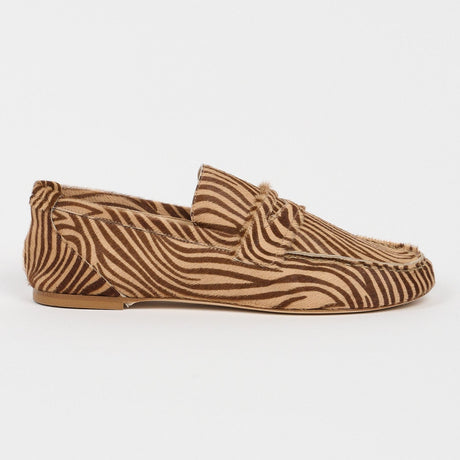 Jamie Haller - The Penny Loafer in Tan Zebra