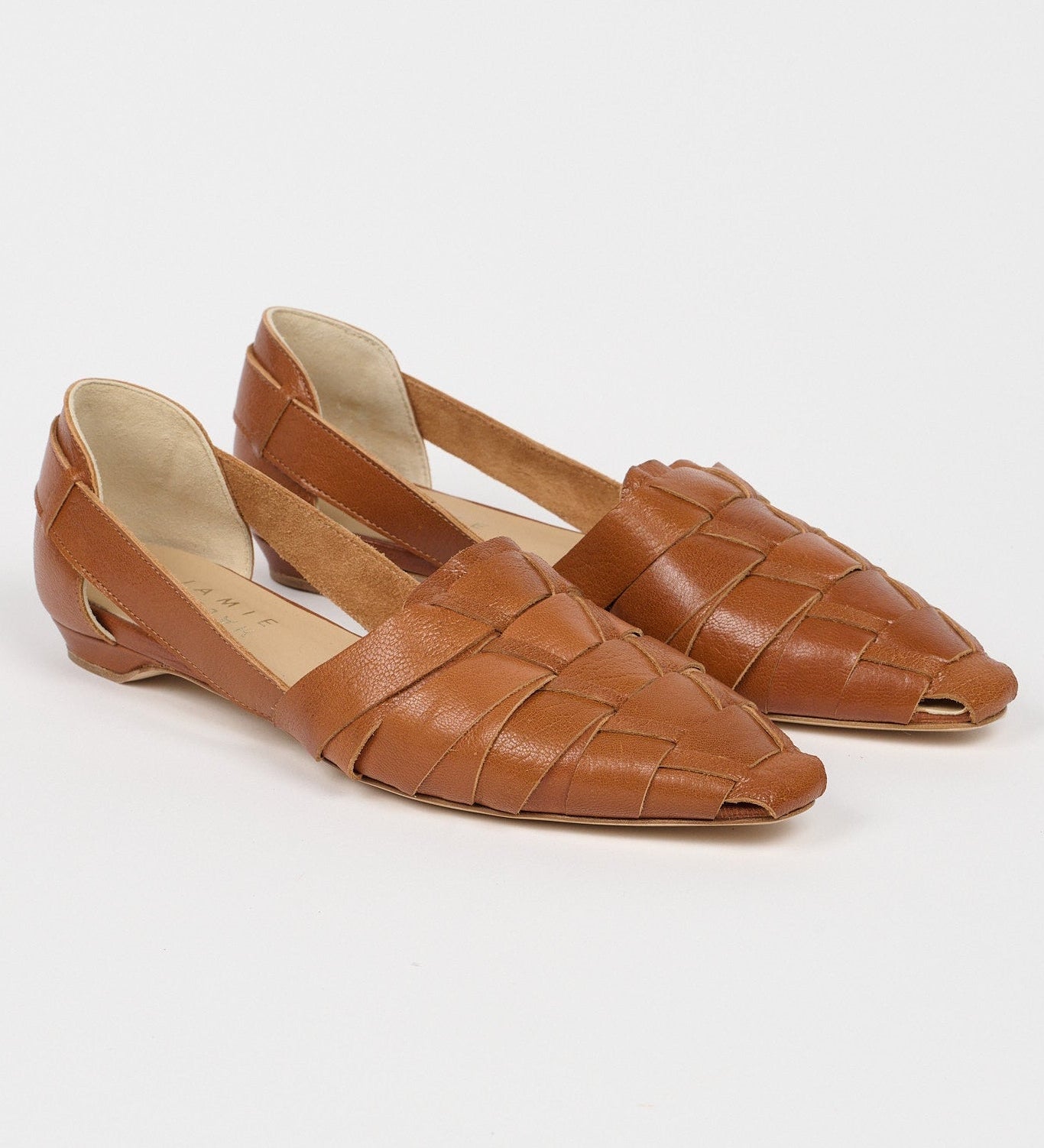 Jamie Haller - The Weave Slip On in Cognac