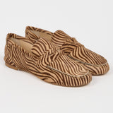Jamie Haller - The Penny Loafer in Tan Zebra