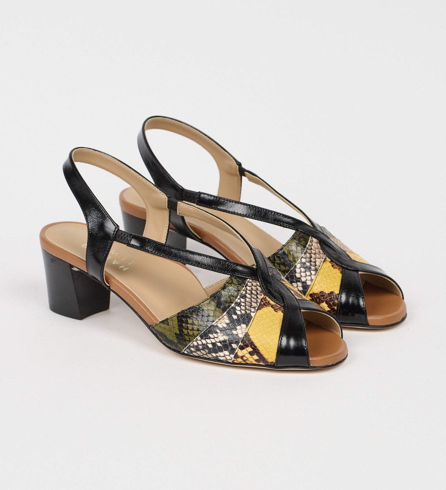 Jamie Haller - The Archive Heel in Citrus Snake
