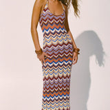 Faithfull - Elisa Maxi Dress Cadaquès Stripe