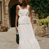 Faithfull - Dalila Skirt Fernanda Lace Antique White