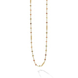 Lagos - 18K Caviar Gold & Tourmaline Station Necklace