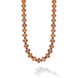 Lagos - 18K Gold Citrine & Sapphire Roundel Necklace