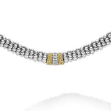 Lagos - Caviar Lux Single Station Diamond Caviar Necklace