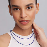Lagos - Caviar Icon Lapis Necklace