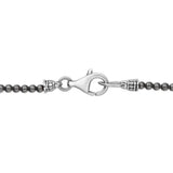 Lagos - Caviar Icon Hematite Necklace