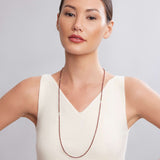 Lagos - Caviar Icon Garnet Necklace
