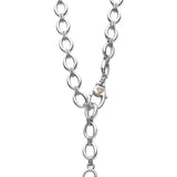 Lagos - Caviar Lux Three Station Diamond Link Necklace