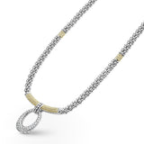 Lagos - Caviar Lux Diamond Oval Caviar Necklace