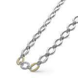 Lagos - Caviar Lux Single Station Diamond Link Necklace
