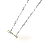 Lagos - Caviar Lux Two-Tone X Diamond Necklace