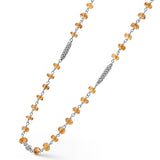 Lagos - Caviar Icon Citrine Beaded Necklace