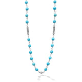 Lagos - Caviar Icon Turquoise Beaded Necklace