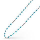 Lagos - Caviar Icon Turquoise Beaded Necklace