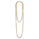Lagos - Caviar Icon Long Citrine Beaded Necklace