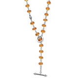 Lagos - Caviar Icon Long Citrine Beaded Necklace