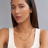 Lagos - Caviar Icon Long Citrine Beaded Necklace