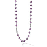 Lagos - Caviar Icon Long Amethyst Beaded Necklace
