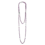 Lagos - Caviar Icon Long Amethyst Beaded Necklace