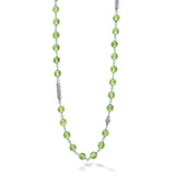 Lagos - Caviar Icon Long Peridot Beaded Necklace