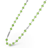 Lagos - Caviar Icon Long Peridot Beaded Necklace