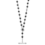 Lagos - Caviar Icon Long Black Ceramic Beaded Necklace