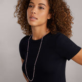 Lagos - Caviar Icon Long Pink Ceramic Beaded Necklace