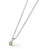 Lagos - Caviar Lux Two-Tone Diamond Pendant Necklace