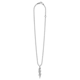 Lagos - Caviar Spark Large Lightning Bolt Diamond Pendant Necklace
