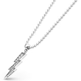 Lagos - Caviar Spark Large Lightning Bolt Diamond Pendant Necklace