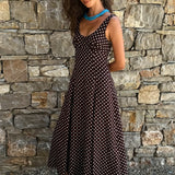 Faithfull - Esme Midi Dress Martinha Polka Dot