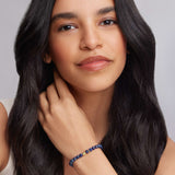 Lagos - Caviar Icon Lapis Gold Station Bead Bracelet