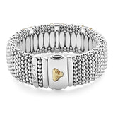 Lagos - Caviar Lux Three Station Diamond Caviar Bracelet | 23mm