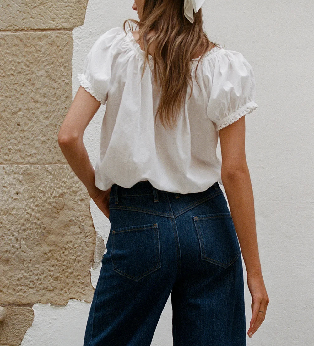 Faithfull - Quinta Wide Jean Dark Indigo