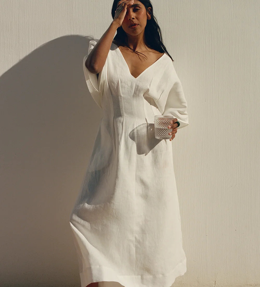 Faithfull - The Kimono Dress White
