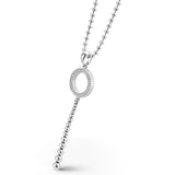Lagos - Caviar Spark Drop Circle Diamond Pendant Necklace