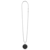 Lagos - Anthem Black Agate Skull Crossbone Amulet Necklace