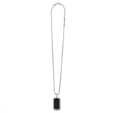 Lagos - Anthem Black Agate Tag Amulet Necklace