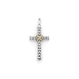 Lagos - Anthem Two-Tone Diamond Cross Amulet