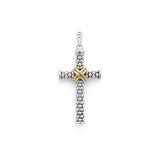 Lagos - Anthem Two-Tone Diamond Cross Amulet