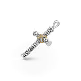 Lagos - Anthem Two-Tone Diamond Cross Amulet