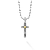 Lagos - Anthem Two-Tone Cross Amulet Necklace