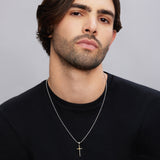 Lagos - Anthem Two-Tone Cross Amulet Necklace
